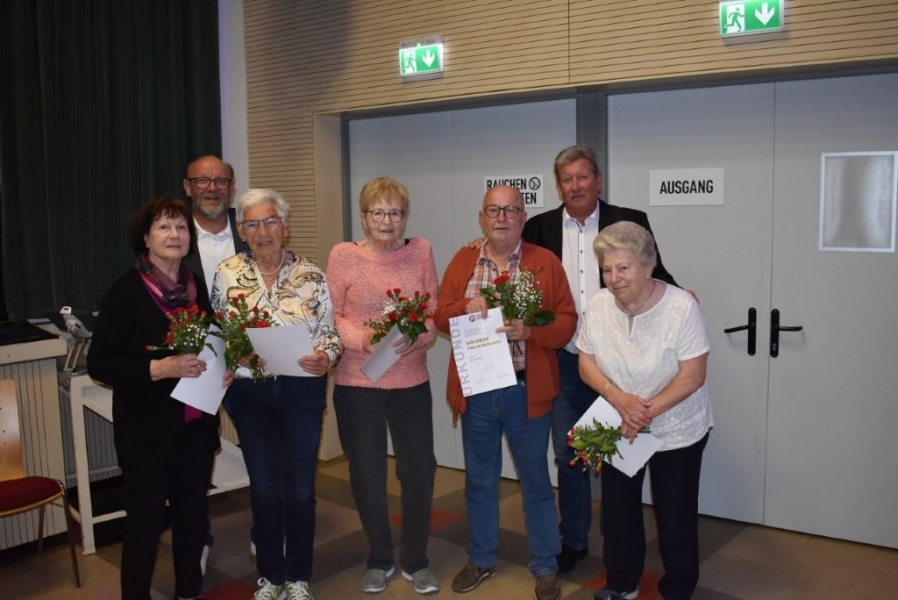 30. Jahre Mitgliedschaft im Jahre 2025